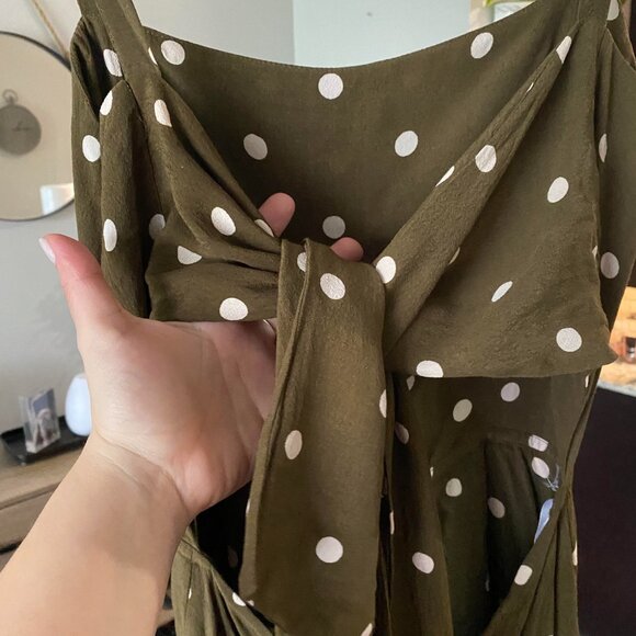 REVOLVE Faithfull the Brand Playa Polka Dot Wide Leg Jumpsuit M - Picture 9 of 10